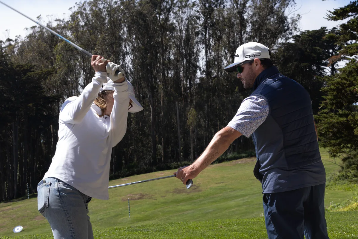 Private golf instruction